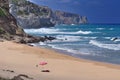 San Nicolao beach at Buggerru, Sardinia, Italy Royalty Free Stock Photo