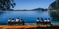 View of San Paolo island from the Floating Piers