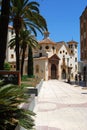 View of San Pedro parish church, Malaga, Spain.
