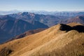 View from San Primo, Lombardy, Italia Royalty Free Stock Photo