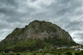 View of Sanbangsan Mountain on Jeju Island