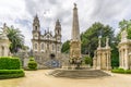 View at the Sanctuary of Our Lady of Remedios in Lamego ,Portugal