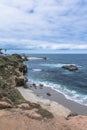 The coast along La Jolla, California Royalty Free Stock Photo