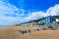 View of Sandgate beach United Kingdom Royalty Free Stock Photo