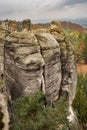 View from cesky raj - czech or bohemian paradise - bohemia - czech republic Royalty Free Stock Photo