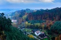 View from cesky raj - czech or bohemian paradise - bohemia - czech republic Royalty Free Stock Photo