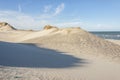 Sandy beach - Holmsland Klit, Denamrk. Royalty Free Stock Photo