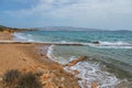 View of the Soros Beach, Antiparos Island, Greece