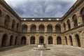 View of the Sangallo Fort in Civita Castellana, Italy during daylight Royalty Free Stock Photo