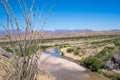 View from Santa Helena Canyon of Big Bend National Park. Royalty Free Stock Photo