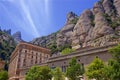 Santa Maria de Montserrat Monastery in Catalonia, Spain Royalty Free Stock Photo