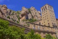 Santa Maria de Montserrat Monastery in Catalonia, Spain Royalty Free Stock Photo