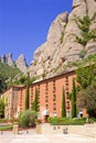 Santa Maria de Montserrat Monastery in Catalonia, Spain Royalty Free Stock Photo