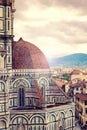 View from Santa Maria del Fiore, Florence Royalty Free Stock Photo