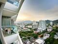 View of Santa Marta city from an apartment, Colombia