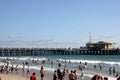 View Santa Monica Beach and Pier, California