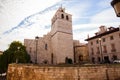 View of Santander cathedral Royalty Free Stock Photo