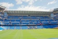 View Santiago Bernabeu football stadium