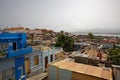 View of Santiago de Cuba and its bay from the Balcon de Velazquez Royalty Free Stock Photo