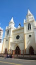View of Santo Domingo Church. It is Cultural Patrimony of the city of Ambato