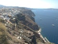 View of Santorini Caledra, Greece Royalty Free Stock Photo