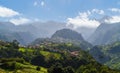 View of Sao Roque do Faial village and mountain on Madeira island, Portugal Royalty Free Stock Photo