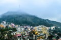 View of Sapa city in the Evening, Sapa, Lao Cai, Vietnam