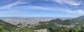 View on Sapporo from the Okurayama Ski Jump Stadium Royalty Free Stock Photo