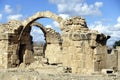 View at the Saranda Kolones ruins of Pafos