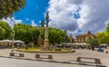 A view of the SarayÃÂ¶nÃÂ¼ Square in Northern Nicosia, Cyprus the centre of the old city