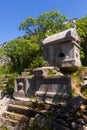 View of the sarcophagi of the Northeastern Necropolis in the city of Termessos