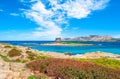 View of the sardinian beach of Stintino Royalty Free Stock Photo