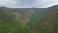 Sarma valley view Baikal lake Siberia from air