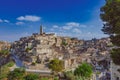 View of the sassi of Matera, Italy Royalty Free Stock Photo