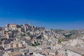 View of the sassi of Matera, Italy Royalty Free Stock Photo