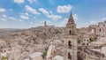 View of the sassi of Matera, Italy Royalty Free Stock Photo