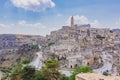 View of the sassi of Matera, Italy Royalty Free Stock Photo