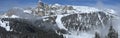 View of Sassongher, Alta Badia - Dolomites Royalty Free Stock Photo