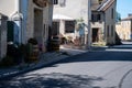 View on Sauternes village and vineyards, making of sweet dessert Sauternes wines from Semillon grapes affected by Botrytis cinerea