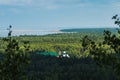 View on Savvatiy hermitage from Holy Ascension Skete with Sekirnaya Hill