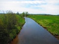 River view, sawmill creek New Brunswick Royalty Free Stock Photo