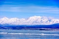 View of Sayan Mountains from Hovsgol Lake