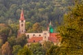 View of Sazava Monastery, Czech Republ Royalty Free Stock Photo