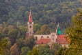 View of Sazava Monastery, Czech Republ Royalty Free Stock Photo