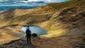 The view of Scales Tarn, Blencathra Royalty Free Stock Photo