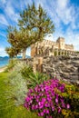 View of the Scaliger castle in Torri Del Benaco Italy Royalty Free Stock Photo