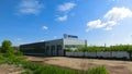 View of the Scania garage. Scania-Swedish automotive industry manufacturer of commercial vehicles.