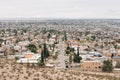 View from the Scenic Drive Overlook, in El Paso, Texas Royalty Free Stock Photo