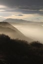 View on scenic seascape on atlantic coast with wave of belharra, basque country, france