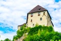 View of the schattenburg castle in Feldkirch, Austria....IMAGE